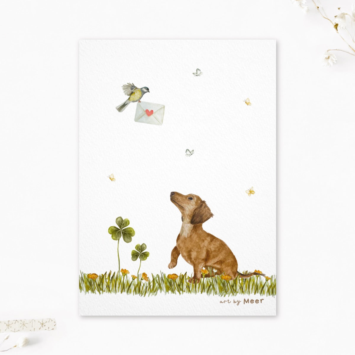 A4 art print | Teckeltje