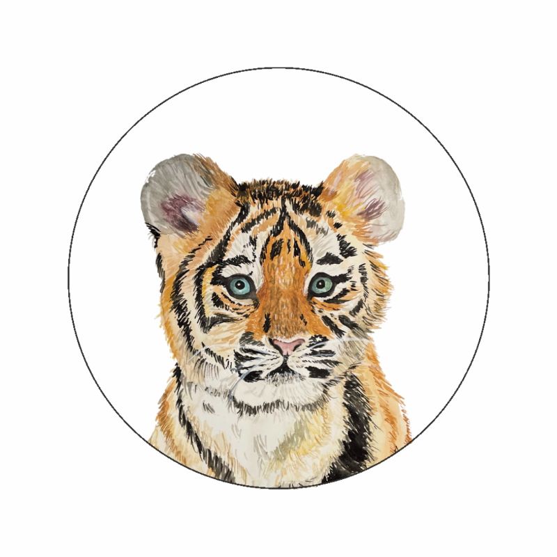 (sluit)Sticker | Tijger