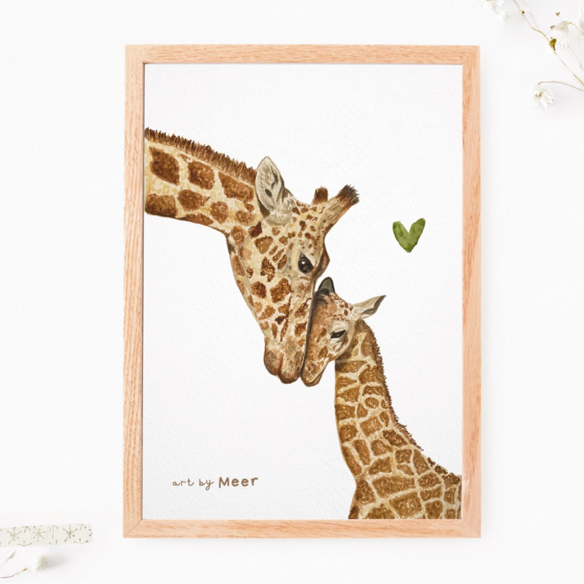 A4 art print | Giraffen