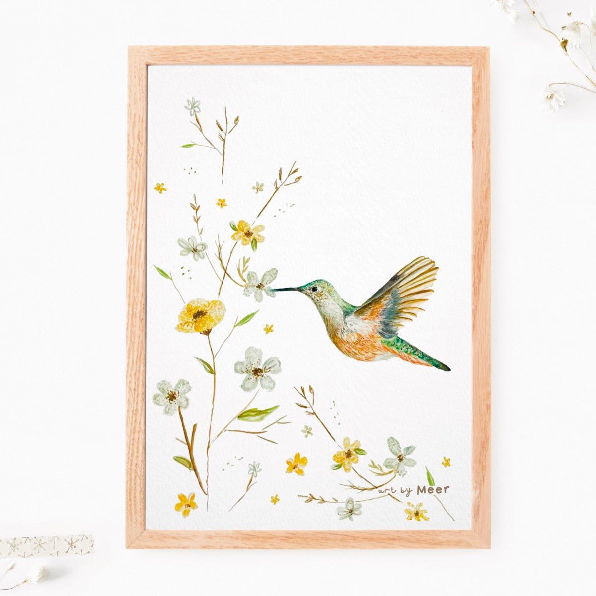 A4 art print | Kolibrie
