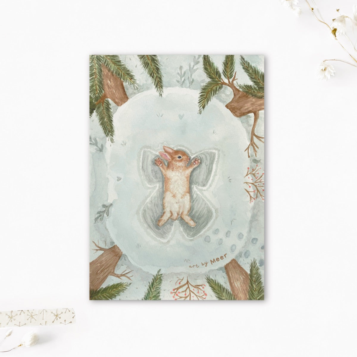 A5 print | Winter konijntje