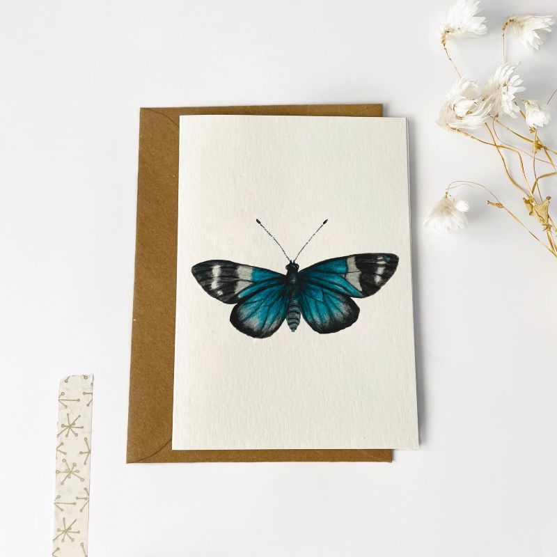 Gevouwen kaart | Heliconius vlinder