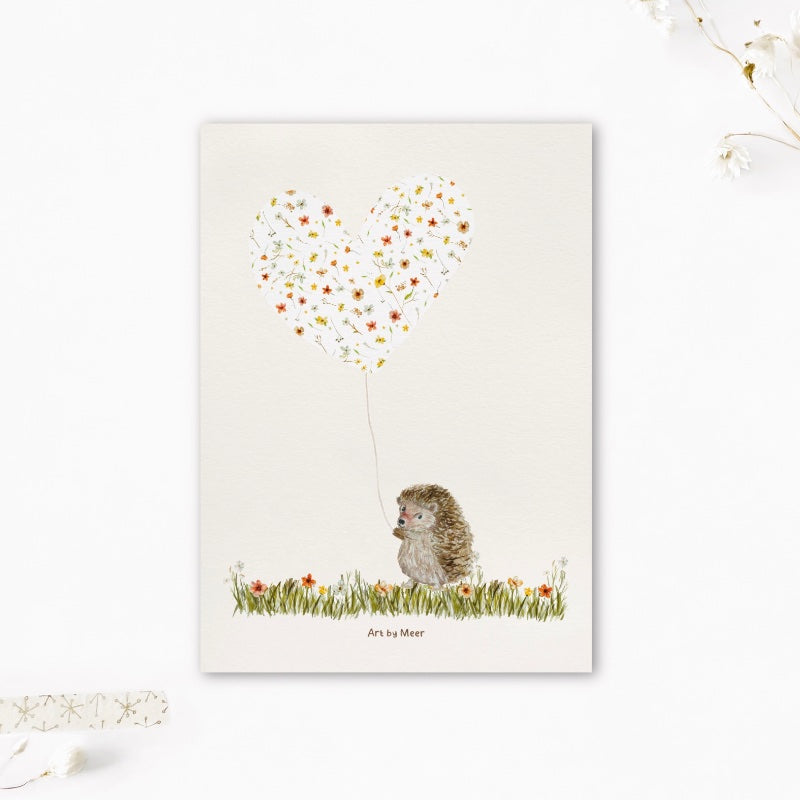 A5 print | Lief egeltje