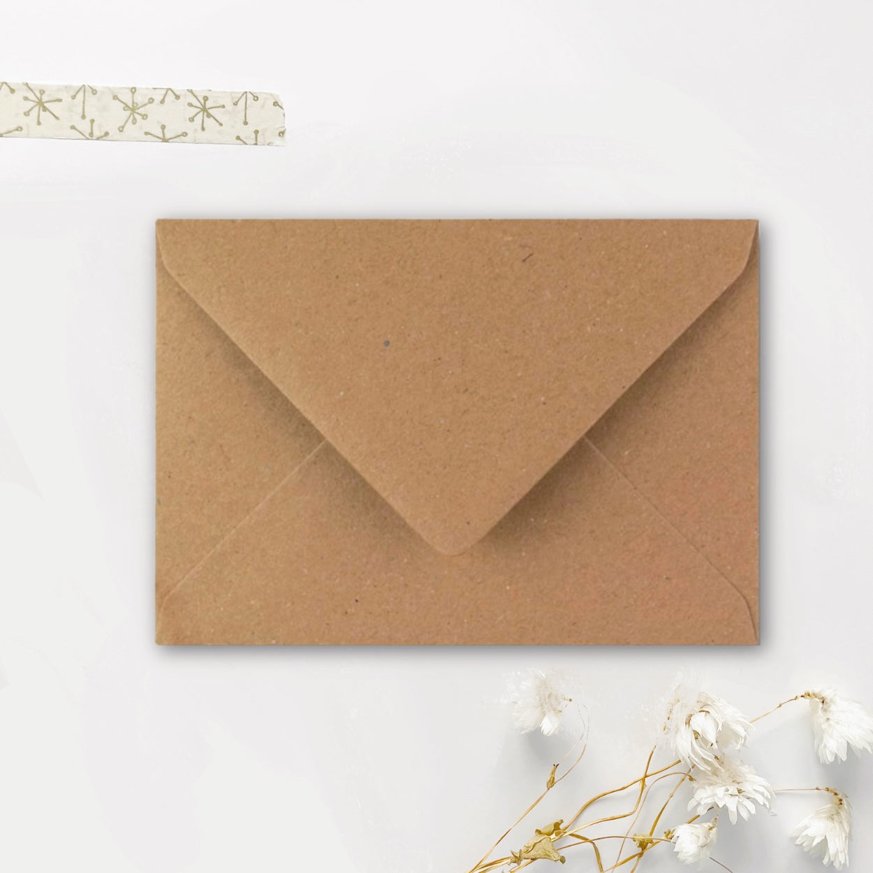 Gerecyclede kraft envelop | 1 of 5 stuks