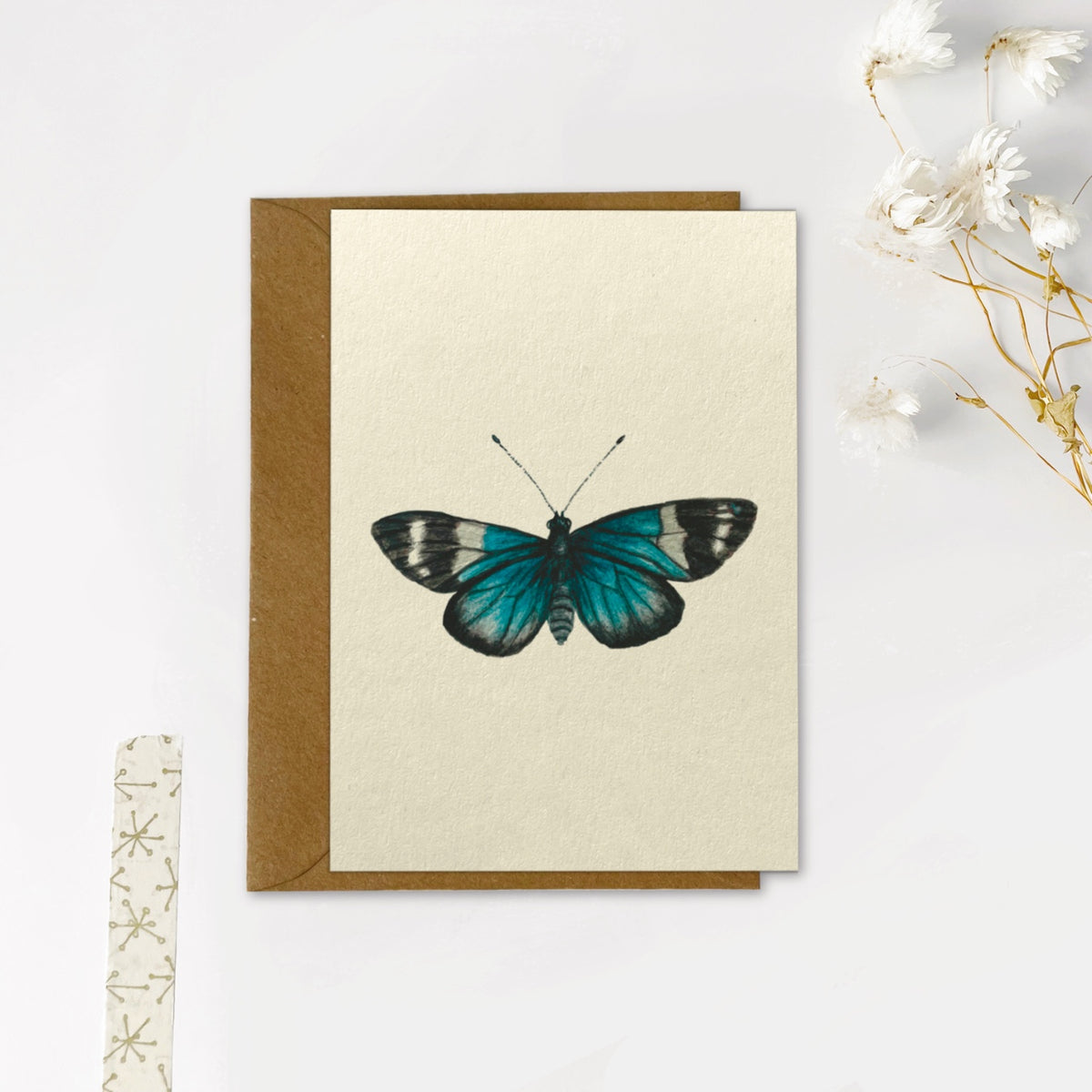 Gevouwen kaart | Heliconius vlinder