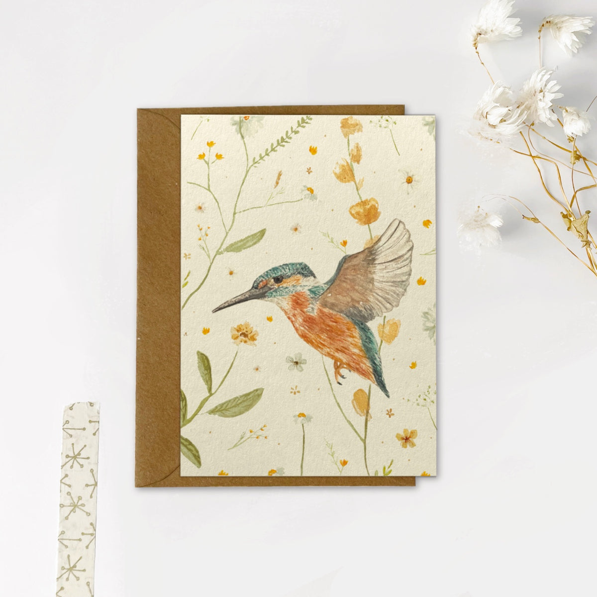 Gevouwen kaart | IJsvogel