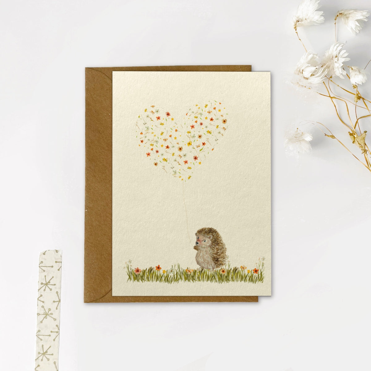 Gevouwen kaart | Lief egeltje