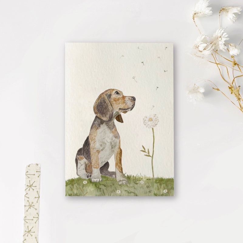 Enkele kaart | Hondje paardenbloem