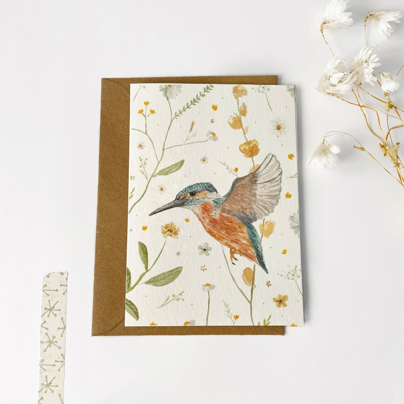 Gevouwen kaart | IJsvogel