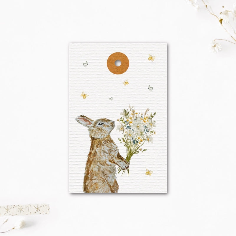 Cadeaulabel | Lief konijntje