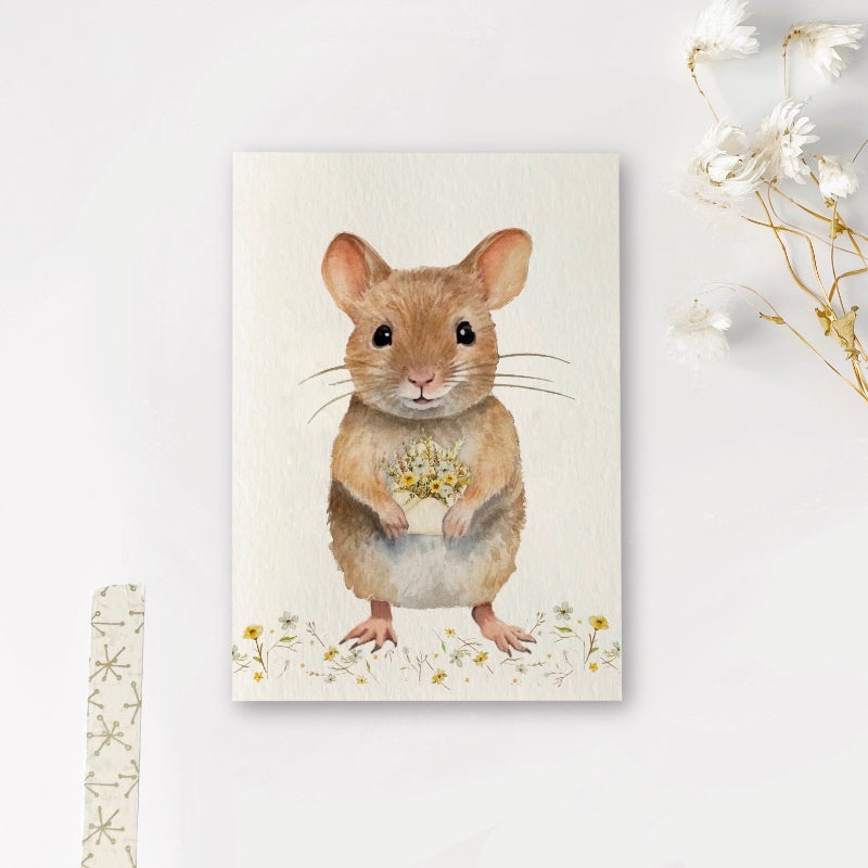 Enkele kaart | Lief muisje