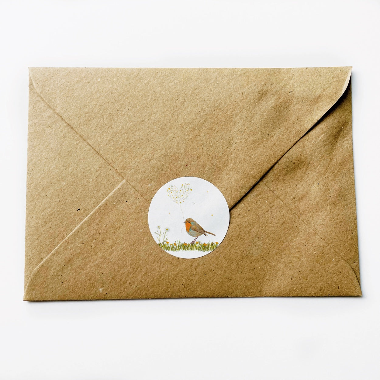 (sluit)Sticker set | Roodborstjes