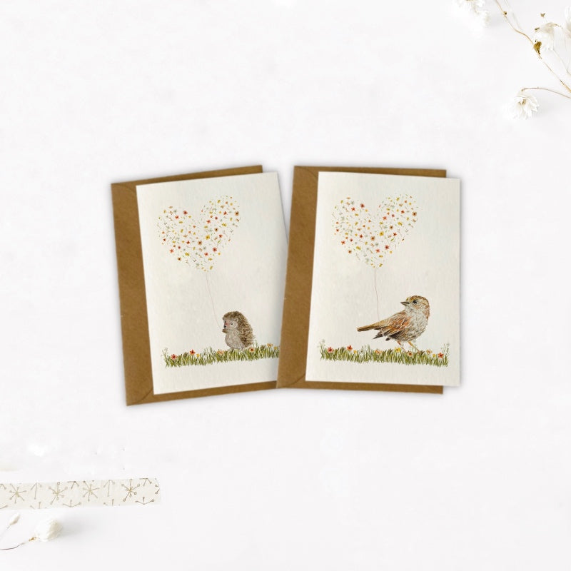 Kaarten set | Lief hartje