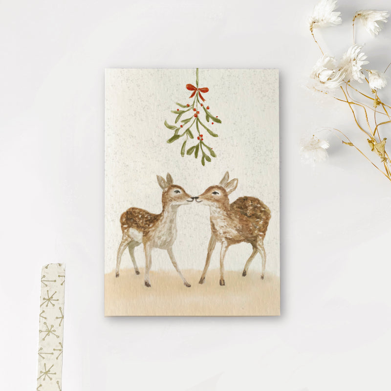 Kaarten set | Kerst diertjes