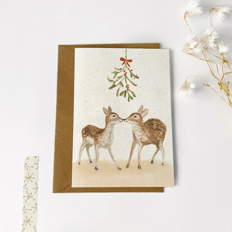 Kaarten set | Kerst diertjes
