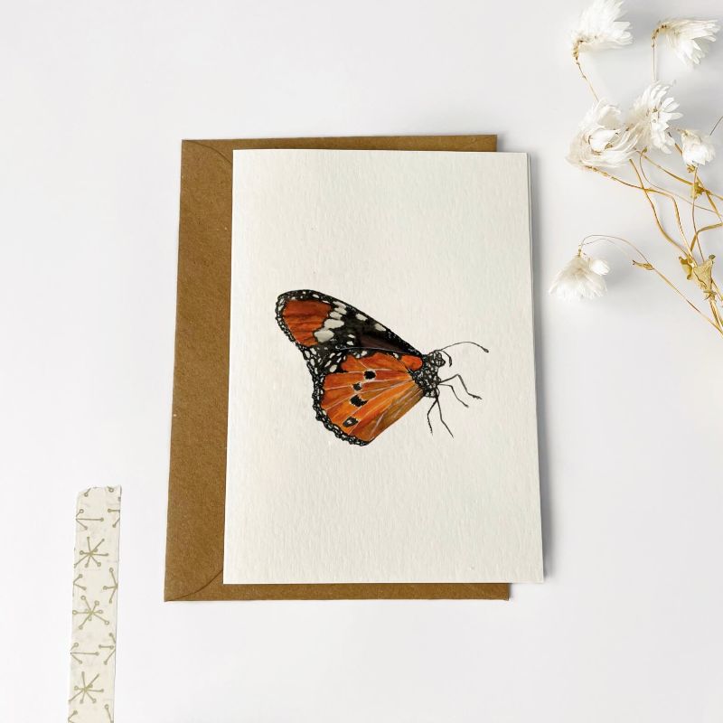 Gevouwen kaart | Monarch vlinder