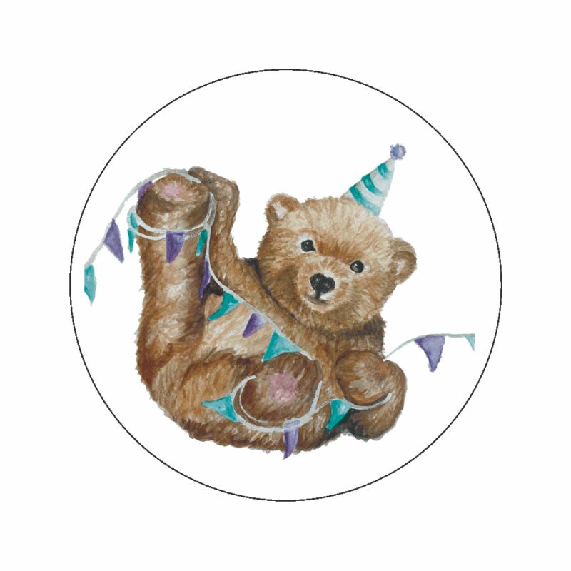 (sluit)Sticker | Beertje slingers