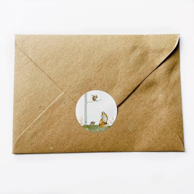 (sluit)Sticker set | Herfstdiertjes