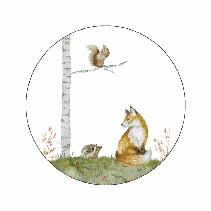 (sluit)Sticker | Herfst diertjes