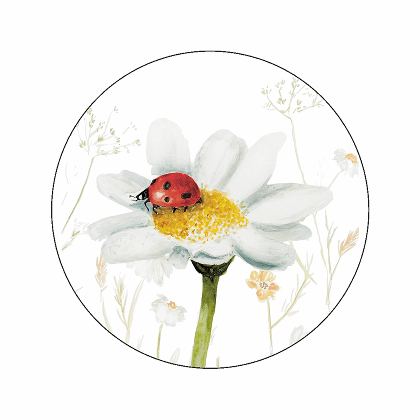 (sluit)Sticker | Lieve bloem