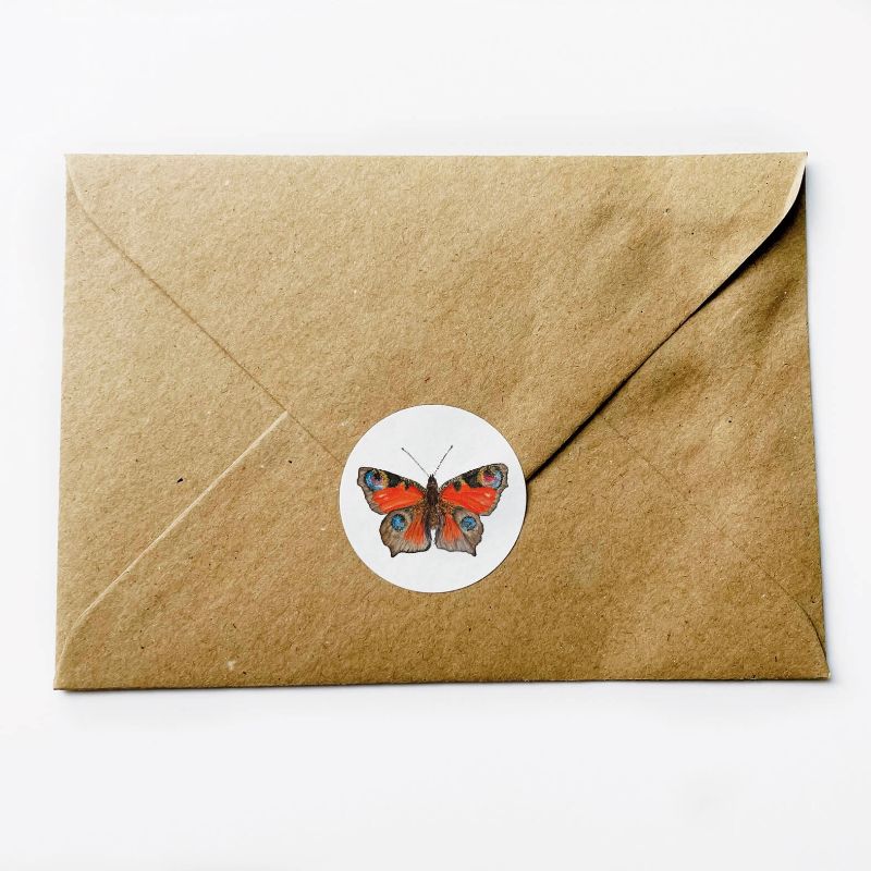 (sluit)Sticker | Dagpauwoog vlinder