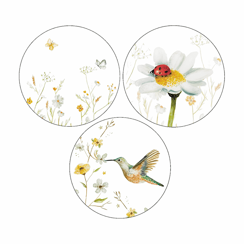 (sluit)Sticker set | Bloemen