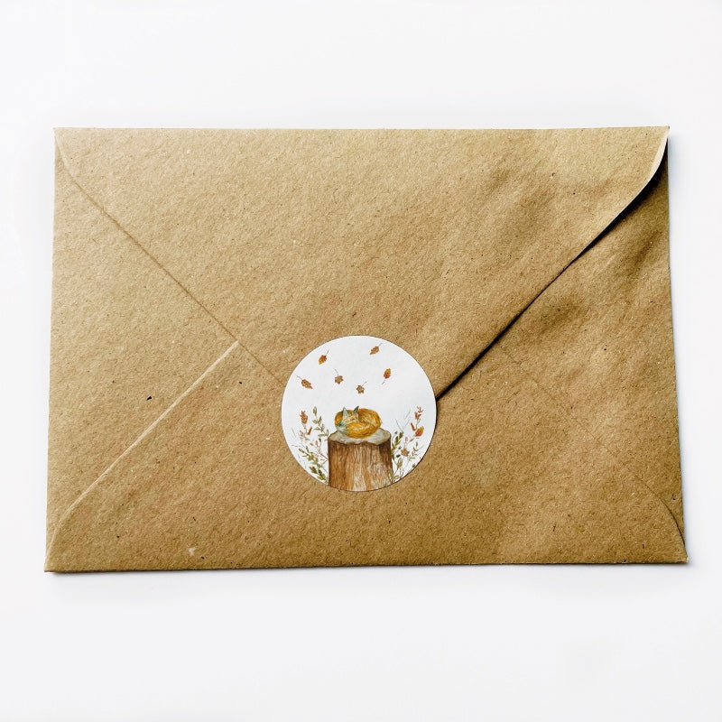 (sluit)Sticker set | Herfstdiertjes