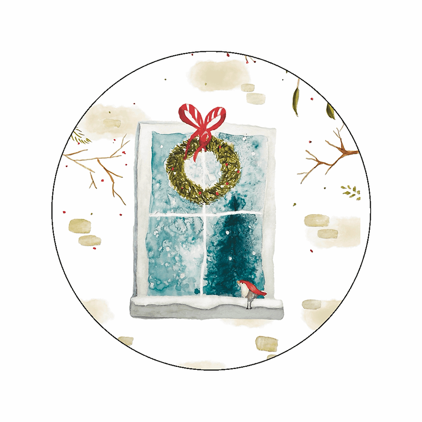 (sluit)Sticker | Winter raam