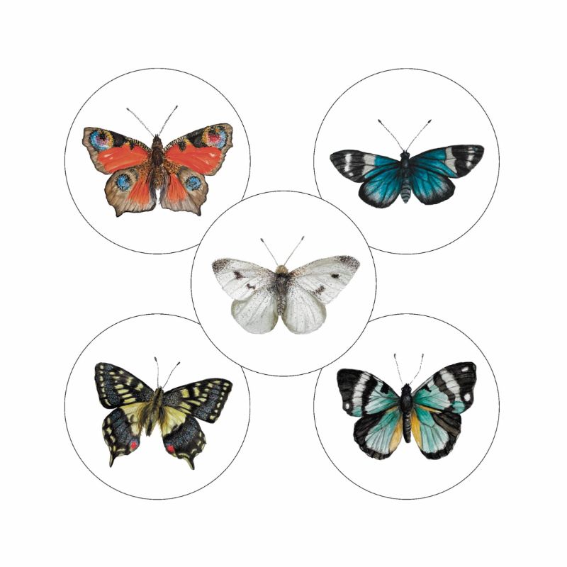 (sluit)Sticker set | Vlinders