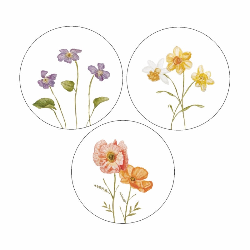 (sluit)Sticker set | Bloemen