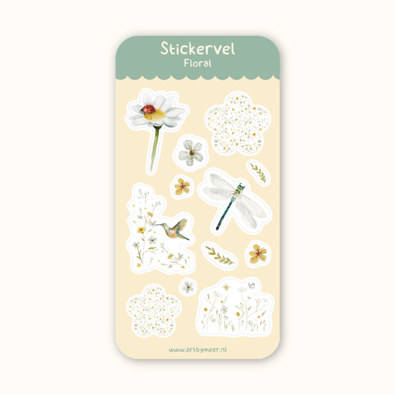 Stickervel | Floral