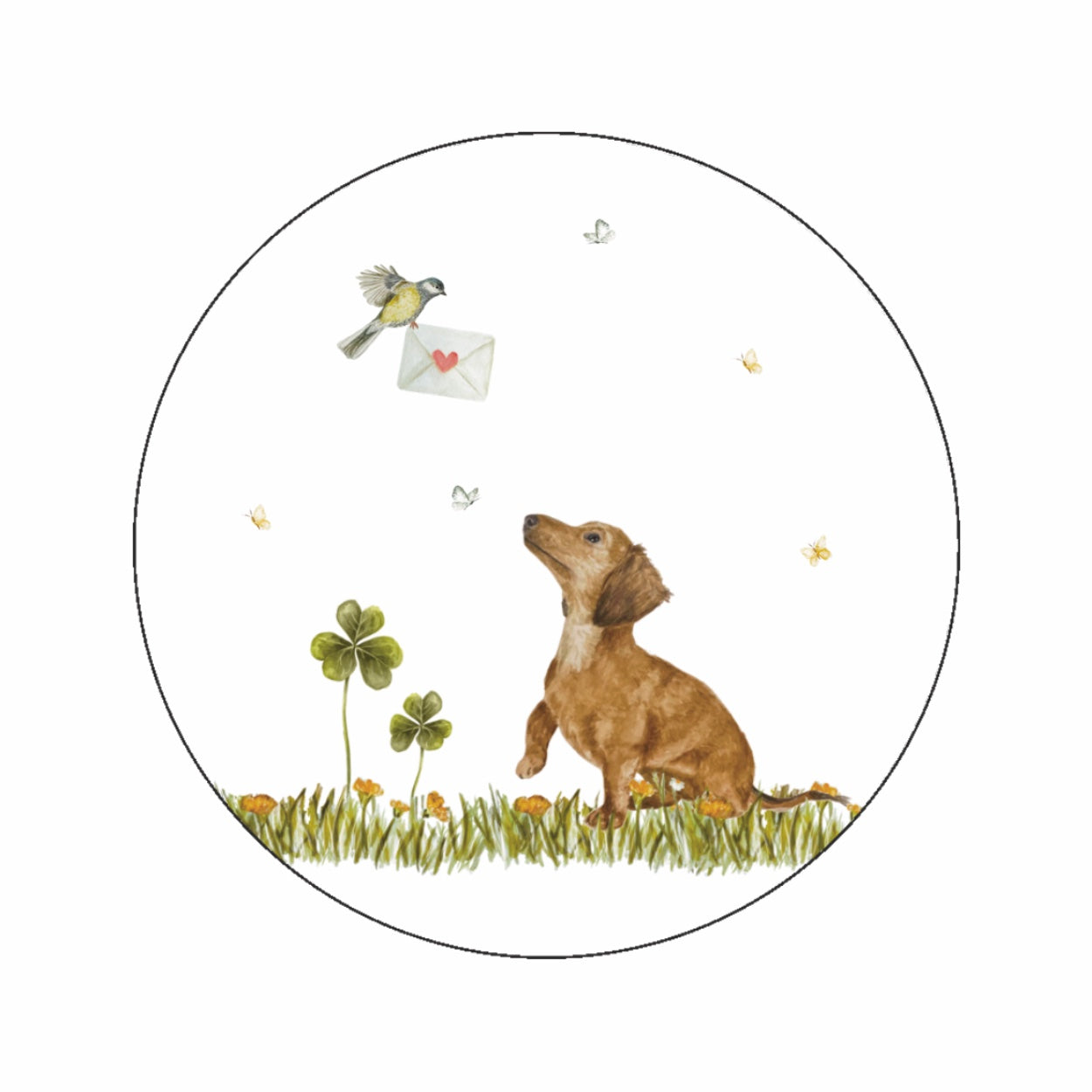 (sluit)Sticker | Teckeltje