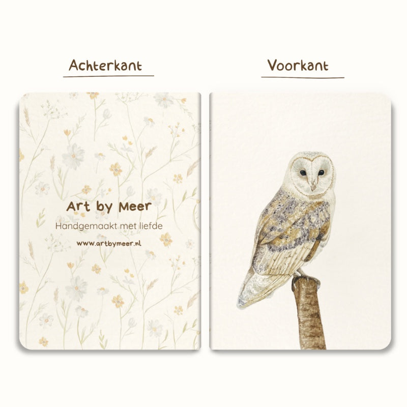 A5 notitieboekje | Kerkuil