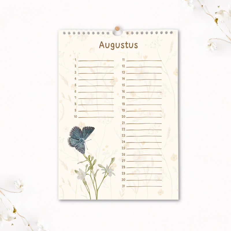 Verjaardagskalender | Art by Meer