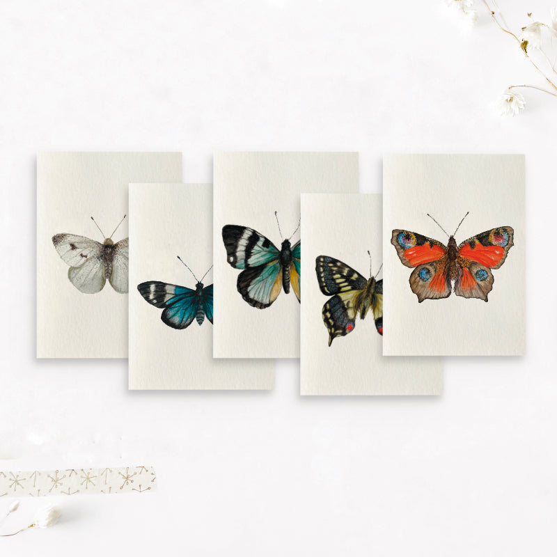 Kaarten set | Vlinders