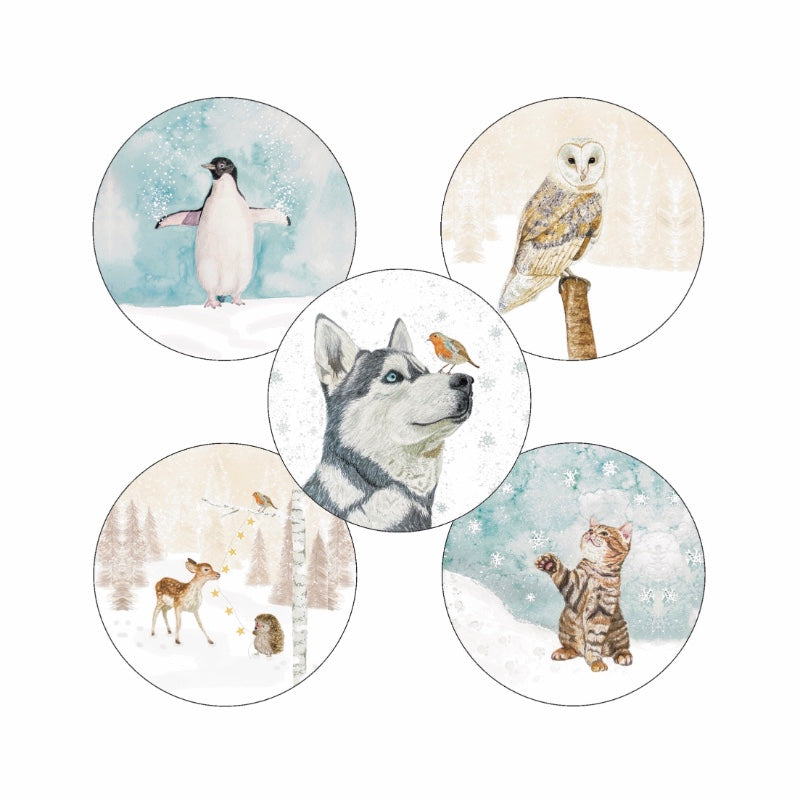 (sluit)Sticker set | Warme winterwensen