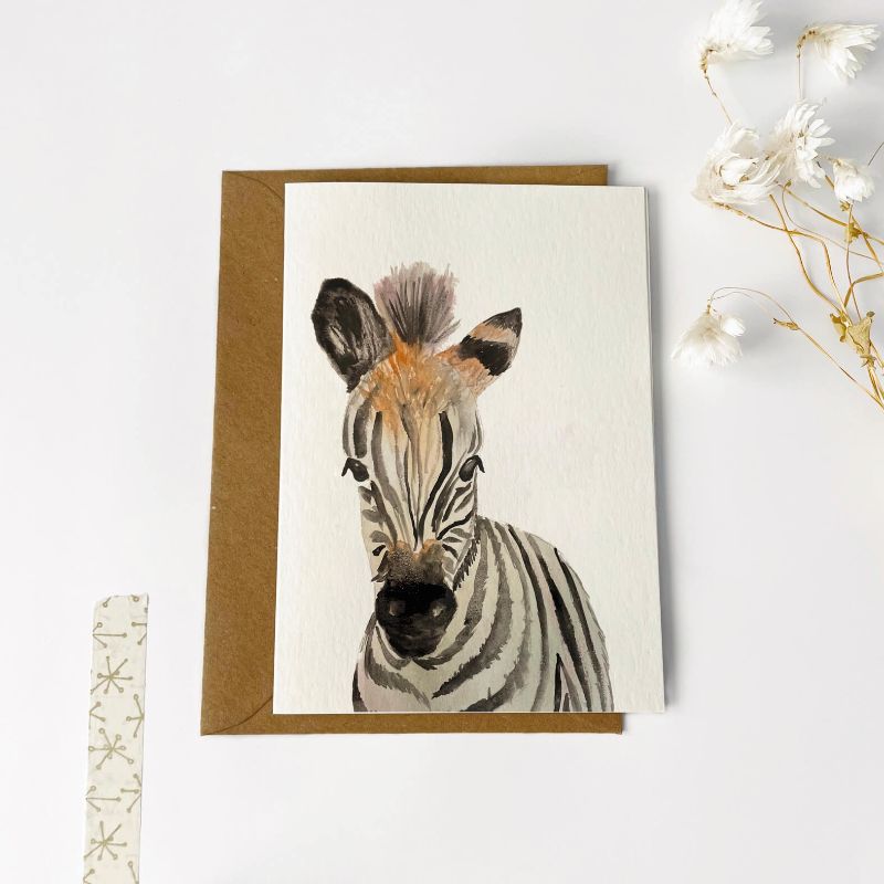 Gevouwen kaart | Zebra